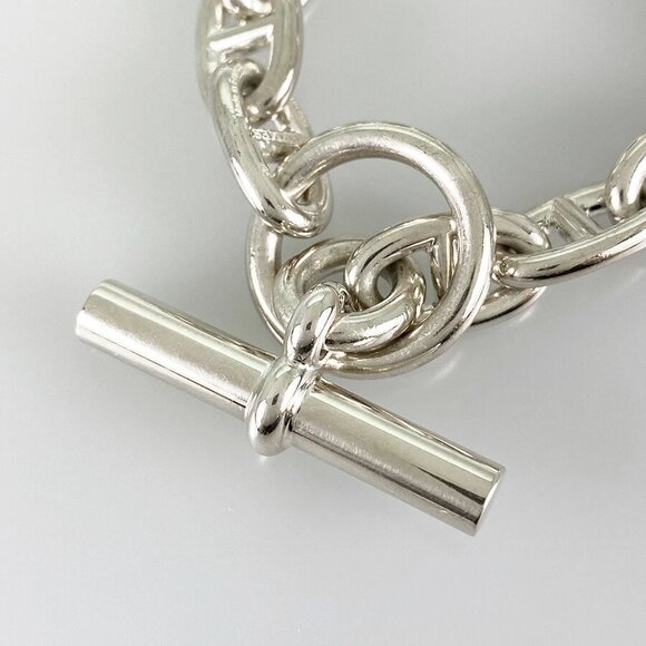 HERMES Chaine d'Ancre MM Silver Bracelet - Picture 2 of 10